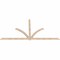 Ekena Millwork Redmond Smooth Timber Gable Bracket, Douglas Fir, 108"W x 54"H x 1 1/2"D x 3 1/2"F, 12/12 Pitch GBW108X54X0204RED00SDF - alternate 2